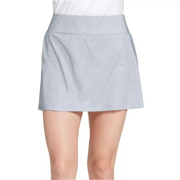 New ~ PRINCE ~  Women's Light Heather Gray Match Knit Skort Size M - Picture 1 of 9
